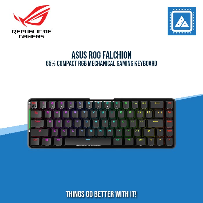 ASUS ROG FALCHION 65% COMPACT RGB MECHANICAL GAMING KEYBOARD ASUS ROG FALCHION 65% COMPACT RGB MECHANICAL GAMING KEYBOARD